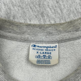 Grand Valley State University, Reverse Weave Champion College Sweatshirt - XL Gray Cotton