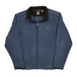 Timberland Fleece Jacket - Large Blue Polyester