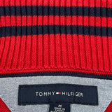 Tommy Hilfiger 1/4 Zip - Medium Red Cotton
