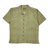 Platinum Hawaiian Shirt - Large Beige Silk