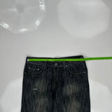 Request Jeans Studded Jeans - 36W 30L Gray Cotton Blend