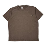 Dickies T-Shirt - 2XL Brown Cotton Blend