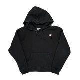 Reverse Weave Champion Hoodie - Large Black Cotton