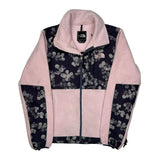 The North Face Floral Fleece Jacket - Small Black Polyester