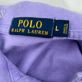 Polo By Ralph Lauren Polo Shirt - Large Purple Cotton