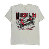 Single Stitch 1992 - 1994 Indy 500 Champion Anvil Graphic T-Shirt - Large White Cotton