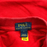 Age 7 Polo By Ralph Lauren Polo Shirt - Small Red Cotton