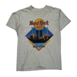 New York Hard Rock Cafe Graphic T-Shirt - Medium Grey Cotton