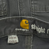 Carhartt Trousers - 30W 32L Grey Cotton