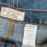 Levis Denim Shorts - 36W 11L Blue Cotton