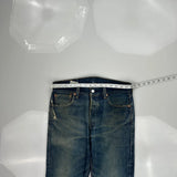 501 Levis Jeans - 32W 29L Blue Cotton