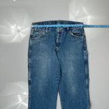 Dickies Carpenter Jeans - 34W 30L Blue Cotton