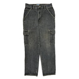 Cool Blues Cargo Pants - 32W 32L Gray Cotton