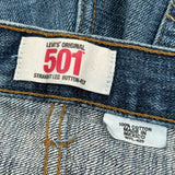 Levis 501 Jeans - 32W 30L Dark Wash Cotton