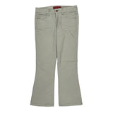 Levis Flared Jeans - 32W UK 10 Grey Cotton Blend
