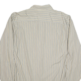NAUTICA Mens Shirt Beige Striped Long Sleeve XL