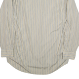 NAUTICA Mens Shirt Beige Striped Long Sleeve XL