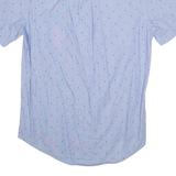 TOMMY HILFIGER Mens Shirt Blue Crazy Pattern S