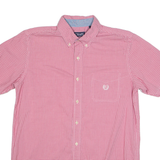 CHAPS Mens Shirt Red Check M