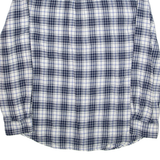 CHAPS Mens Shirt Blue Check Long Sleeve XL