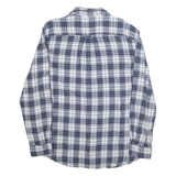 CHAPS Mens Shirt Blue Check Long Sleeve XL