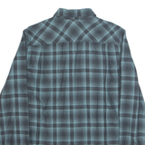 VANS Mens Shirt Blue Check Long Sleeve S