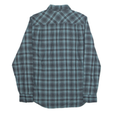 VANS Mens Shirt Blue Check Long Sleeve S
