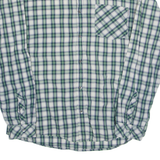 TOMMY HILFIGER Mens Shirt Green Check Long Sleeve XL