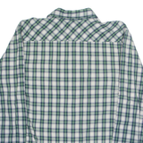 TOMMY HILFIGER Mens Shirt Green Check Long Sleeve XL