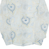 TOMMY HILFIGER Womens Shirt Blue Floral Long Sleeve UK 10