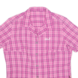 JACK WOLFSKIN Utility Womens Shirt Pink Check L