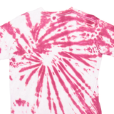 HAPPY HOUR Womens Tie Dye T-Shirt Pink M