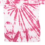 HAPPY HOUR Womens Tie Dye T-Shirt Pink M