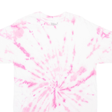 HANES Womens Tie Dye T-Shirt Pink M