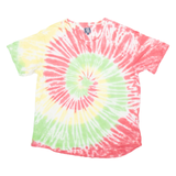 BLACK JACK Mens Tie Dye T-Shirt Green L
