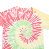 BLACK JACK Mens Tie Dye T-Shirt Green L