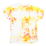 HANES Mens Tie Dye T-Shirt Yellow L
