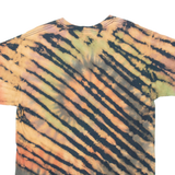 GILDAN Mens Tie Dye T-Shirt Brown L