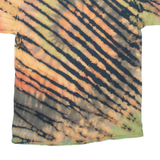 GILDAN Mens Tie Dye T-Shirt Brown L