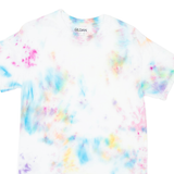 GILDAN Oversized Mens Tie Dye T-Shirt White S