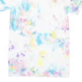 GILDAN Oversized Mens Tie Dye T-Shirt White S
