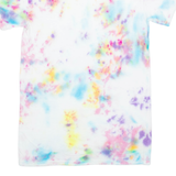 GILDAN Oversized Mens Tie Dye T-Shirt White S
