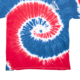COLORTONE River City Bank Mens Tie Dye T-Shirt Red L