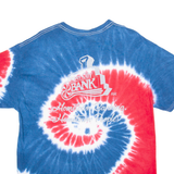 COLORTONE River City Bank Mens Tie Dye T-Shirt Red L