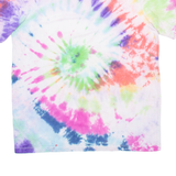 FALLS CREEK Mens Tie Dye T-Shirt Pink L