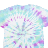 GILDAN Mens Tie Dye T-Shirt Blue M