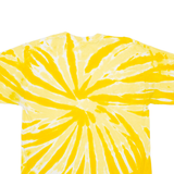 GILDAN Puma Gold Cup Mens Tie Dye T-Shirt Yellow XL