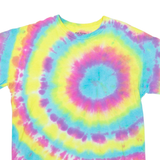 GILDAN Mens Tie Dye T-Shirt Purple M