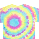GILDAN Mens Tie Dye T-Shirt Purple M