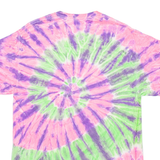 DYENAMITE Stay Ghastly Womens Tie Dye T-Shirt Pink M